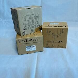 3 Sets LiteHistory T6/T8 Dimmable LED Bulb 40 Watt, Daylight, 2700K 6-pack